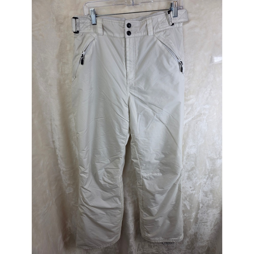 Rawik Snow Pants‎ Mens Medium Cream Off-White Insulated Ski Snowboard 8390A